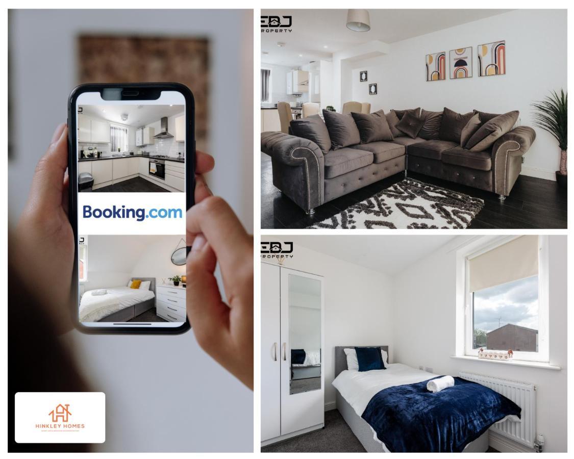 5 Beds - Free Gated Parking - Centre - By Hinkley Homes Short Lets & Serviced Apartment