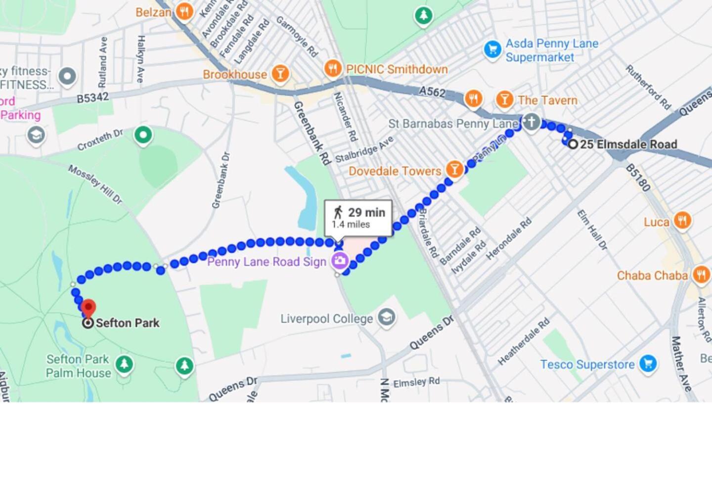 Beatles Penny Lane Sefton Park Free Parking Holiday home